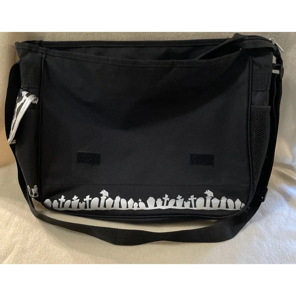 Disney Nightmare Before Christmas Jack Skellington Sally Messenger Laptop Bag